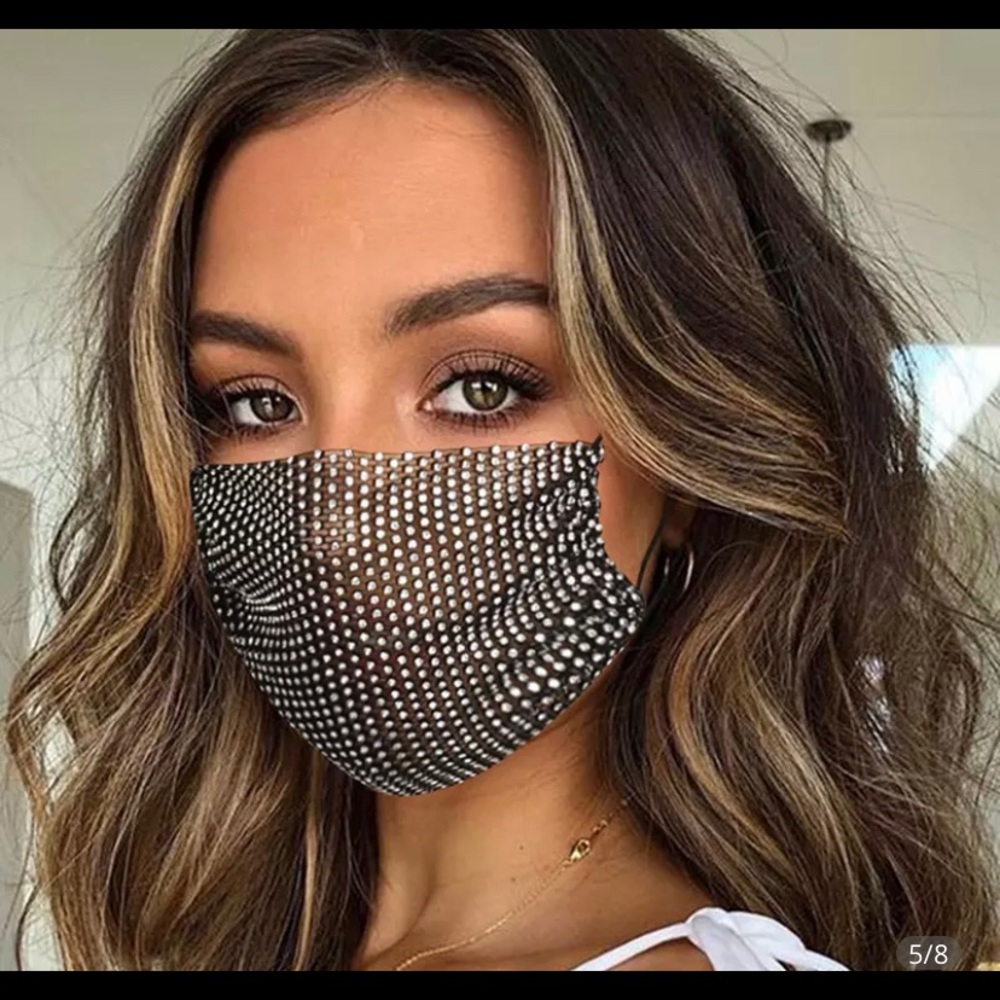 Bling Black mask